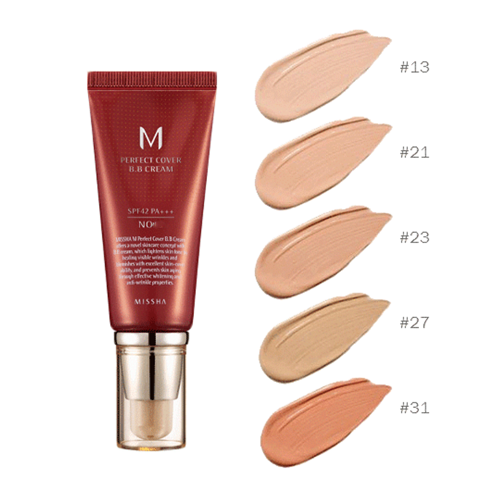 ВВ-крем Missha M Perfect Cover BB Cream SPF42 ВВ-крем Missha M Perfect Cover BB Cream SPF42 — изображение 1